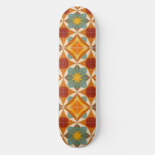 Skateboard Mid Century Modern Atomic Starburst Pattern (Recto)