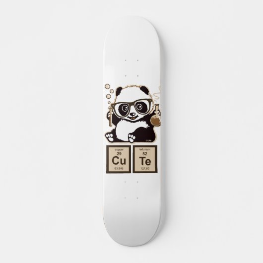 Skateboard Mignon découvert par panda de chimie (Devant)