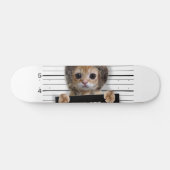 Skateboard Mignonne chat mauvais garçon (Horz)