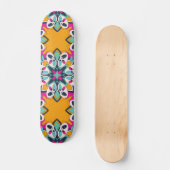 Skateboard Mignonne couleur turque transparente (Recto)