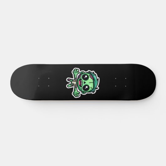 Skateboard Mignonne, drôle de zombie (Horz)