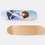 Skateboard mignonne fille anime (Horz)