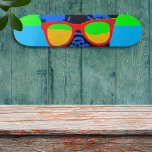 Skateboard Mignonne French bulldog avec lunettes Style pop<br><div class="desc">Mignonne French bulldog avec lunettes Pop style Découvrez le parfait mélange de style et de plaisir avec notre Cure French Bulldog avec lunettes Pop Style Skateboard! Si vous aimez les Bulldogs et le skateboard français, c'est le choix idéal pour vous. Nous présentons fièrement un Bulldog français dans un style pop...</div>