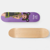 Skateboard Mignonne, Mais Sassy Anime Kawaii Girl Avec Attitu (Horz)