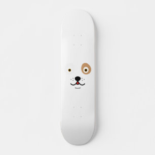 Skateboard Mignonne visage de chien