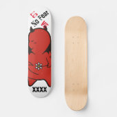 Skateboard Migny Shy Devil en AMOUR (Recto)