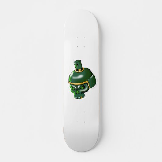 Skateboard military skull (Devant)