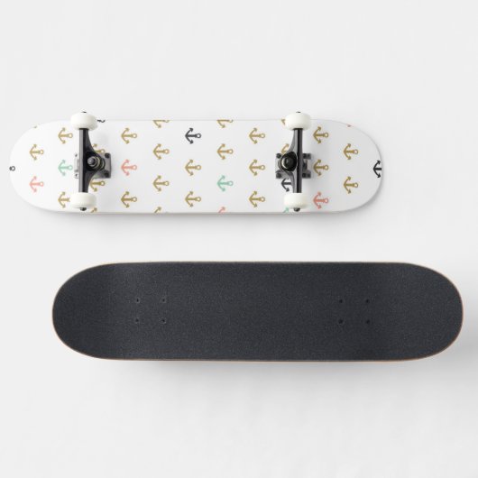 Skateboard Mini motif d'Ancre (Horz)