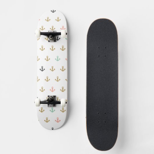 Skateboard Mini motif d'Ancre (Recto)