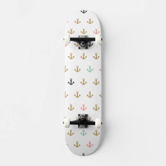 Skateboard Mini motif d'Ancre (Recto)