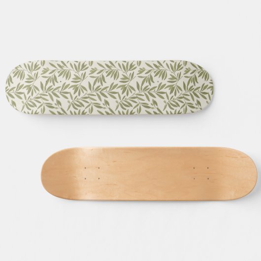 Skateboard Minimal Olive Branch Pattern (Horz)