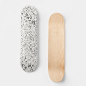 Skateboard Minimalisme de matrice de points (Recto)