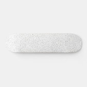 Skateboard Minuscules points monochromes noirs, gris et crème (Horz)