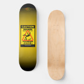 Skateboard Mise en garde (Recto)