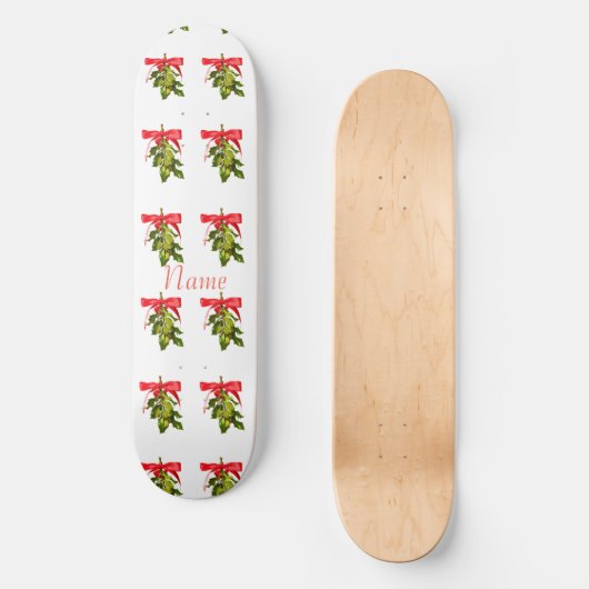 Skateboard Mistletoe Joyeux Noël Thunder_Cove (Recto)