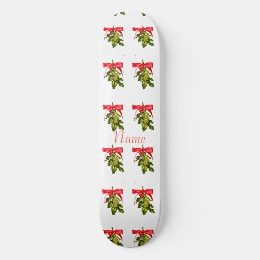 Skateboard Mistletoe Joyeux Noël Thunder_Cove (Recto)