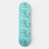 Skateboard Mixed Media Daisy Art  (Recto)