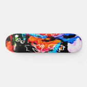 Skateboard mixte arc-en-ciel (Horz)