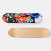 Skateboard mixte arc-en-ciel (Horz)