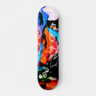 Skateboard mixte arc-en-ciel