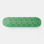 Skateboard Mixte Donuts Nom du Motif Patinage Vert (Horz)