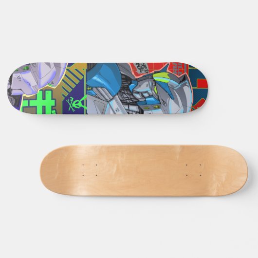 Skateboard Mobile suite robot pont de skate anime (Horz)