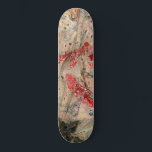 Skateboard Modèle d'art Abstrait coloré personnalisé<br><div class="desc">Custom Modern Colorful Abstrait Art Modèle Trendy Rouge Brown Noir Noir Blank Skateboard.</div>