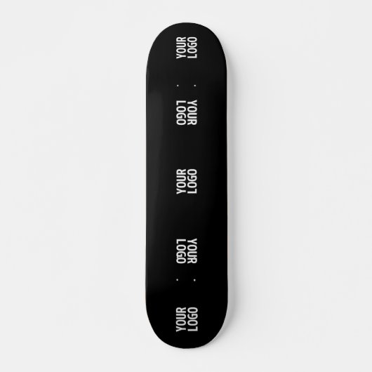 Skateboard Modèle de logo moderne unique | Noir (Devant)