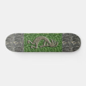 Skateboard Modèle de marbre et vert de Kokopelli - de roche (Horz)