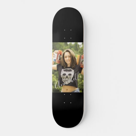 Skateboard Modèle de nom photo (Recto)