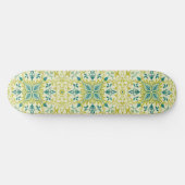 Skateboard Modèle de plafond vert citron sans couture de Will (Horz)