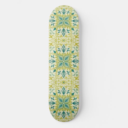 Skateboard Modèle de plafond vert citron sans couture de Will (Recto)
