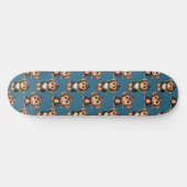 Skateboard Modèle de singe bleu (Horz)