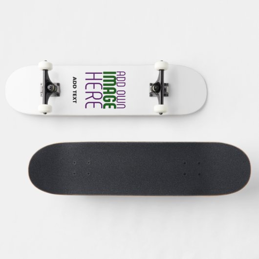 SKATEBOARD MODÈLE DE TEXTE D'IMAGE BLANCHE SIMPLE MODERNE (Horz)
