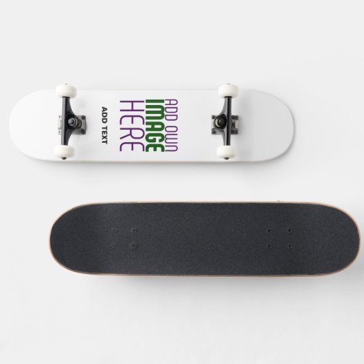 SKATEBOARD MODÈLE DE TEXTE D'IMAGE BLANCHE SIMPLE MODERNE (Horz)