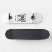 SKATEBOARD MODÈLE DE TEXTE D'IMAGE BLANCHE SIMPLE MODERNE (Horz)