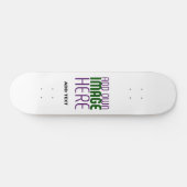SKATEBOARD MODÈLE DE TEXTE D'IMAGE BLANCHE SIMPLE MODERNE (Horz)