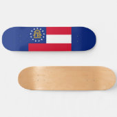 Skateboard Modèle du drapeau de l'État de Géorgie (Horz)