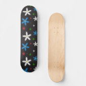 Skateboard Modèle floral (Recto)