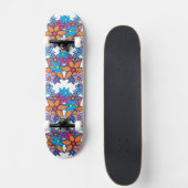 Skateboard Modèle floral tendance (Devant)