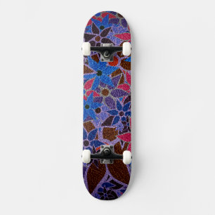 Skateboard Modèle floral tendance #12