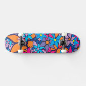 Skateboard Modèle floral tendance #4 (Horz)