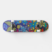 Skateboard Modèle floral tendance #8 (Horz)