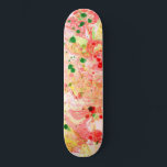 Skateboard Modèle moderne du Colorful Abstract art custom<br><div class="desc">Couleur moderne Colorful Abstract Art Custom Template Trendy Pink Blue Purple Green Blank Skateboard.</div>