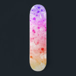 Skateboard Modèle personnalisé tendance rose bleu pourpre ver<br><div class="desc">Custom Modèle tendance Pink bleu violet vert moderne coloré Abstrait Art Blank Skateboard.</div>