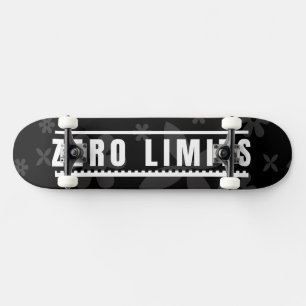 Skateboard Modèle sans couture Dark Floral Aesthetic Zéro Lim