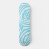 Skateboard Modèle Zèbre Bleu (Recto)