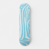 Skateboard Modèle Zèbre Bleu (Devant)