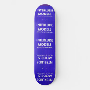 Skateboard MODÈLES D'INTERLUDE 8 Patins Patins 1/4"