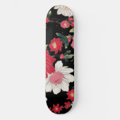 Skateboard Modern Colorful Sakura Flower Japan Birthday party (Recto)